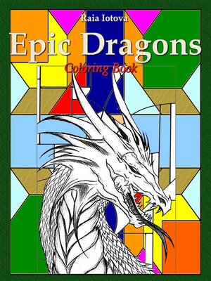 cover image of Epic Dragons--Coloring Book